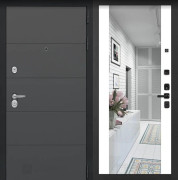 Арт, Зеркало Максимум - белый софт